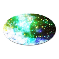 Space Colors Oval Magnet by ValentinaDesign