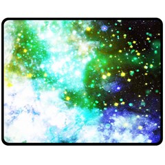 Space Colors Fleece Blanket (medium)  by ValentinaDesign