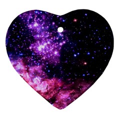 Space Colors Ornament (heart) by ValentinaDesign