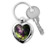 Space colors Key Chains (Heart)  Front