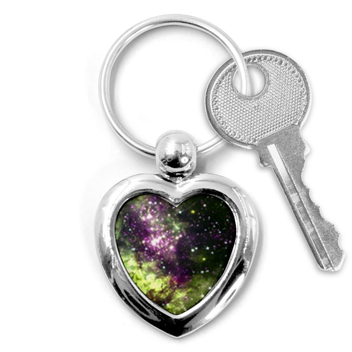 Space colors Key Chains (Heart) 