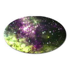 Space Colors Oval Magnet by ValentinaDesign