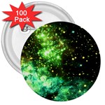 Space colors 3  Buttons (100 pack)  Front