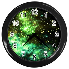 Space Colors Wall Clocks (black)