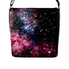 Space Colors Flap Messenger Bag (l)  by ValentinaDesign