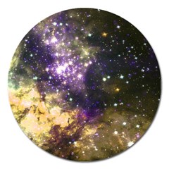 Space Colors Magnet 5  (round) by ValentinaDesign