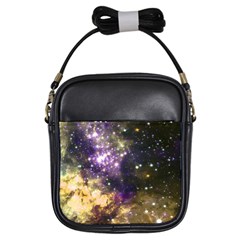 Space Colors Girls Sling Bags