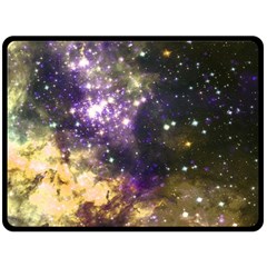 Space Colors Fleece Blanket (large)  by ValentinaDesign