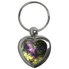 Space Colors Key Chains (heart)  by ValentinaDesign