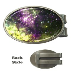 Space Colors Money Clips (oval) 