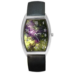 Space Colors Barrel Style Metal Watch by ValentinaDesign