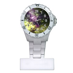 Space Colors Plastic Nurses Watch by ValentinaDesign