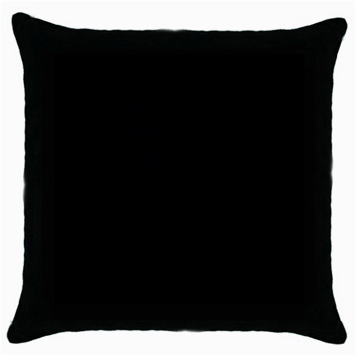 Space colors Throw Pillow Case (Black)