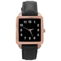 Space Colors Rose Gold Leather Watch 