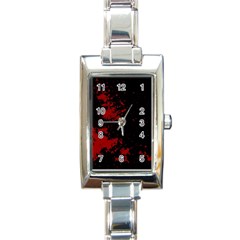 Space Colors Rectangle Italian Charm Watch by ValentinaDesign