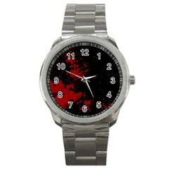 Space Colors Sport Metal Watch by ValentinaDesign