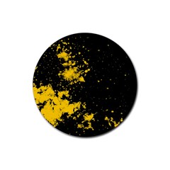 Space Colors Rubber Coaster (round)  by ValentinaDesign