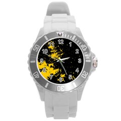 Space Colors Round Plastic Sport Watch (l)