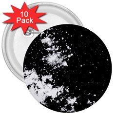 Space colors 3  Buttons (10 pack) 