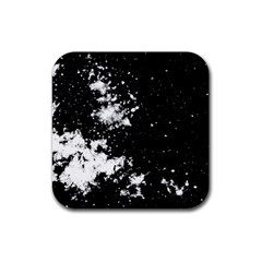 Space colors Rubber Coaster (Square) 