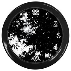 Space colors Wall Clocks (Black)