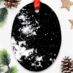 Space Colors Oval Ornament (two Sides) by ValentinaDesign