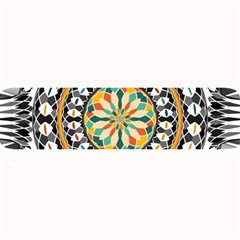 High Contrast Mandala Large Bar Mats by linceazul