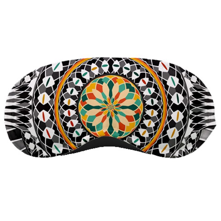 High Contrast Mandala Sleeping Masks