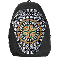 High Contrast Mandala Backpack Bag by linceazul