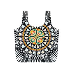 High Contrast Mandala Full Print Recycle Bags (s)  by linceazul