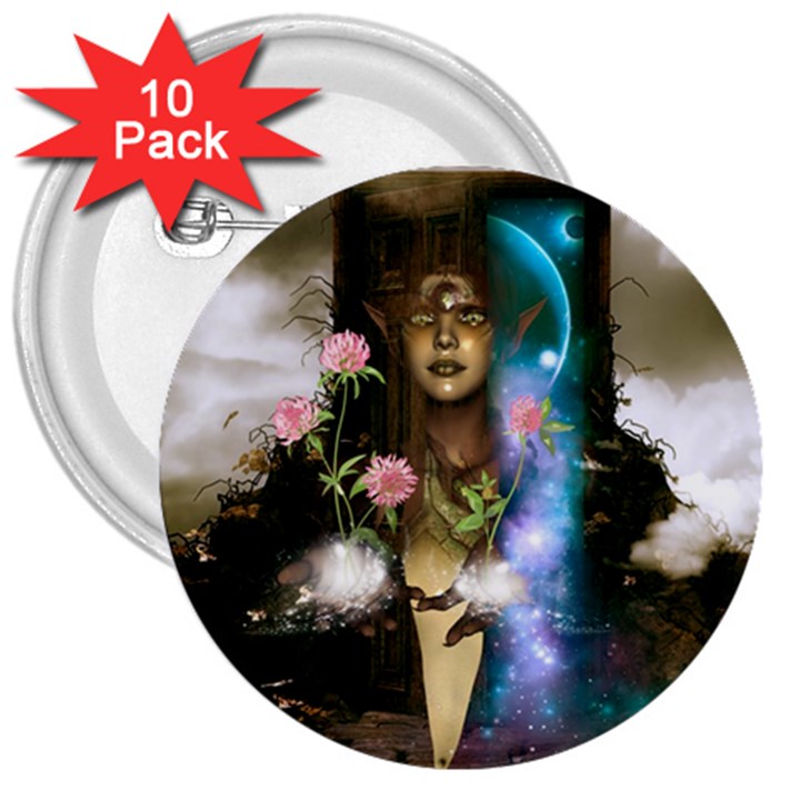 The Wonderful Women Of Earth 3  Buttons (10 pack) 