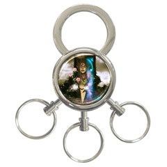 The Wonderful Women Of Earth 3-ring Key Chains by FantasyWorld7