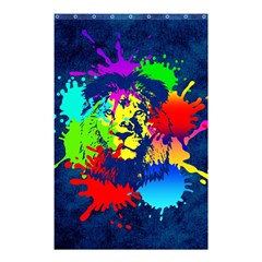 Lion Shower Curtain 48  X 72  (small)  by stockimagefolio1