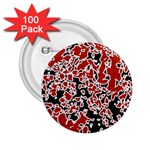 Splatter Abstract Texture 2.25  Buttons (100 pack)  Front