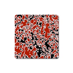 Splatter Abstract Texture Square Magnet by dflcprints