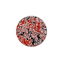 Splatter Abstract Texture Golf Ball Marker (10 Pack) by dflcprints