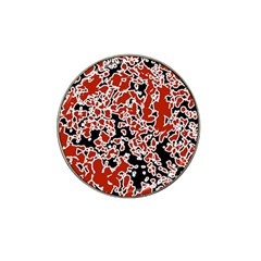 Splatter Abstract Texture Hat Clip Ball Marker by dflcprints