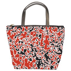 Splatter Abstract Texture Bucket Bags by dflcprints