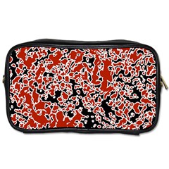 Splatter Abstract Texture Toiletries Bags by dflcprints