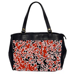 Splatter Abstract Texture Office Handbags (2 Sides)  by dflcprints