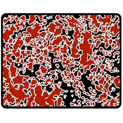 Splatter Abstract Texture Fleece Blanket (medium)  by dflcprints