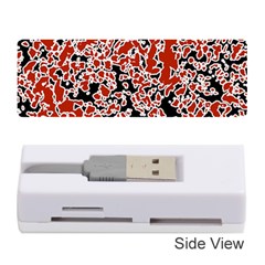 Splatter Abstract Texture Memory Card Reader (stick)  by dflcprints