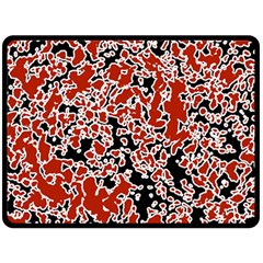 Splatter Abstract Texture Double Sided Fleece Blanket (large)  by dflcprints