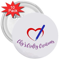 Chy s Crafty Creations 1503679013450 3  Buttons (10 Pack) 