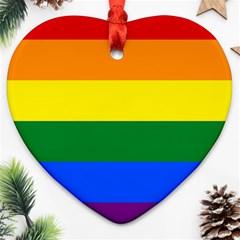 Pride Flag Ornament (Heart)