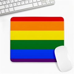 Pride Flag Large Mousepads