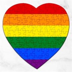 Pride Flag Jigsaw Puzzle (heart) by Valentinaart