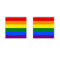 Pride Flag Cufflinks (Square)