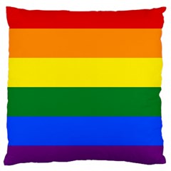 Pride Flag Large Cushion Case (One Side)