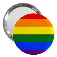 Pride Flag 3  Handbag Mirrors by Valentinaart